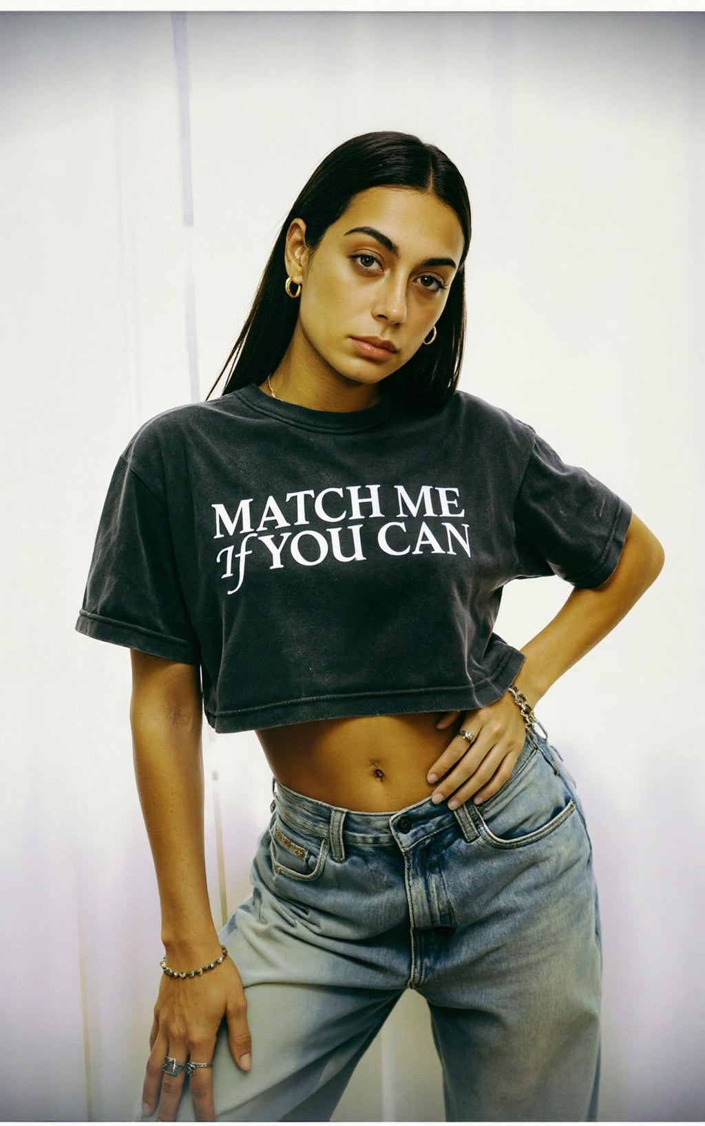Ash Logo Tee Cropped