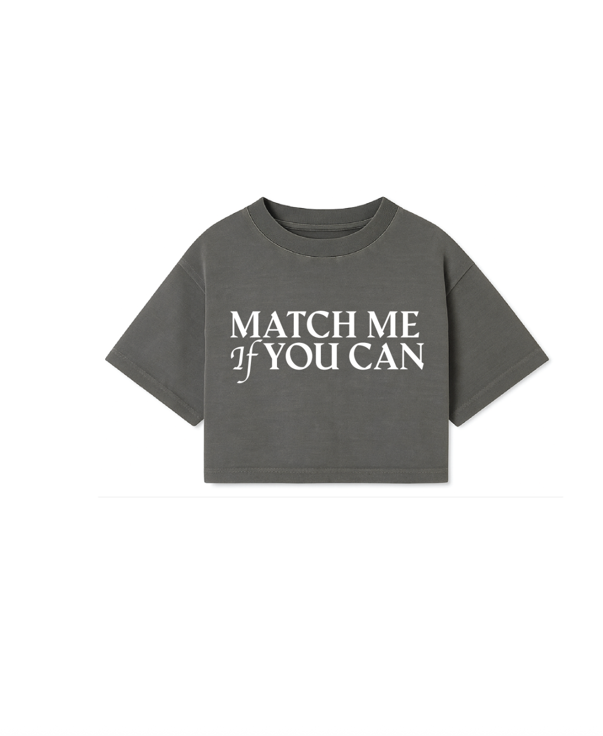 Ash Logo Tee Cropped