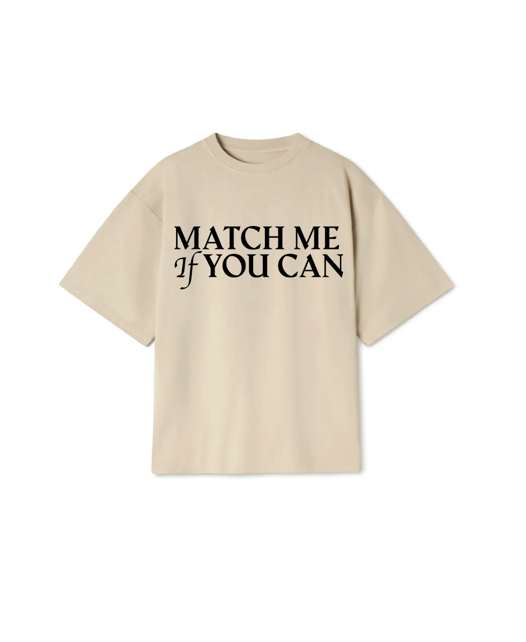 Cream Logo Tee