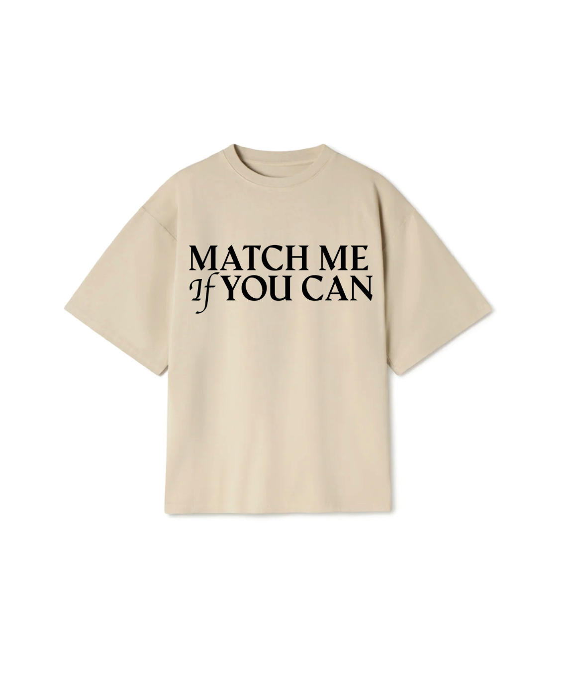 Cream Logo Tee