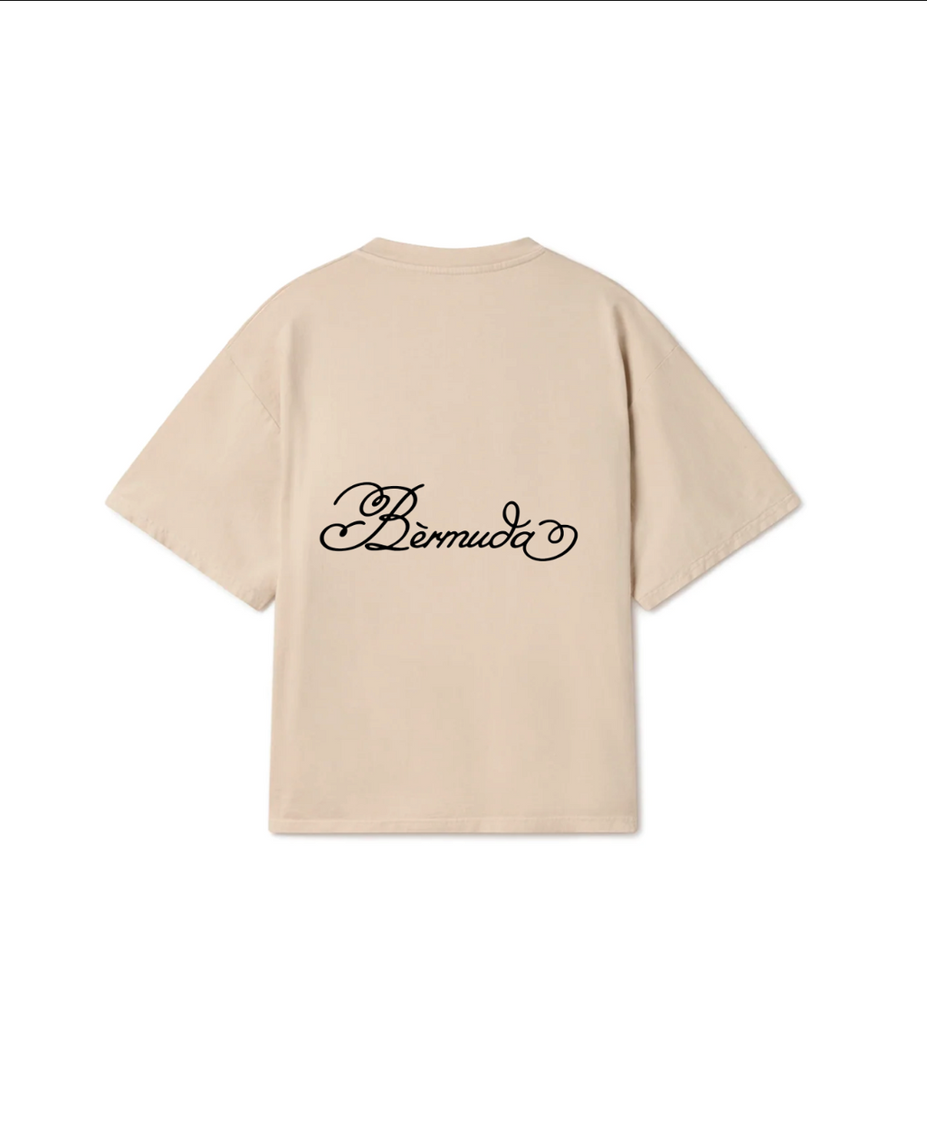 Cream Logo Tee